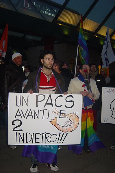 File:Protesta per i pacs - Milano, 15 febbraio 2005 - Foto di Giovanni Dall'Orto 2.jpg