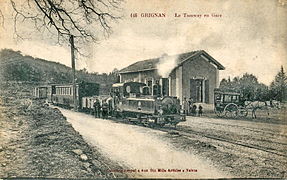 Corpet Louvet (1129-1907) no 1 du chemin de fer Taulignan-Grignan-Chamaret.