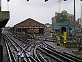 Railway tracks, Hammersmith Underground Station W6 - geograph.org.uk - 2043870.jpg