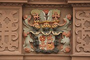 English: Detail from the town hall in Lemgo, Germany