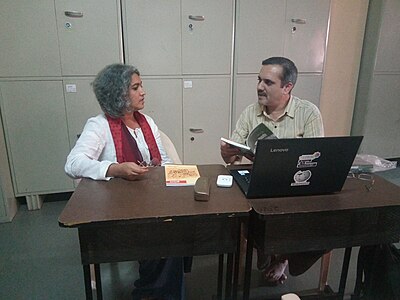 Re-licensing session with Ila Dalwai (on the left)