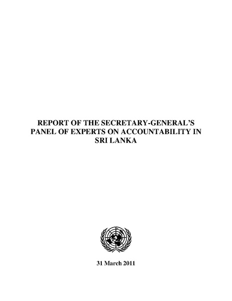 File:Report of the Secretary-General's Panel of Experts on Accountability in Sri Lanka.pdf