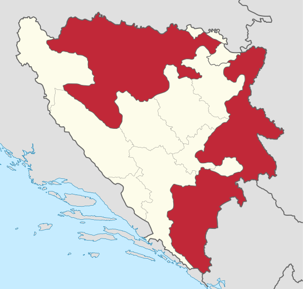 Republika Srpska in Bosnia and Herzegovina (wo Brcko District).svg