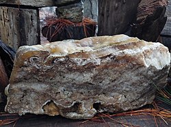 Roca Sedimentaria Química - Museo de Piedra - El Bolsón
