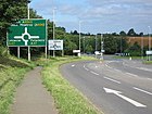 The A6003 roundabout at Ayston Roundabout on A47, Uppingham - geograph.org.uk - 45196.jpg