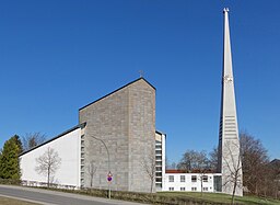 Schongau Kirche Verklärung Christi von Westen