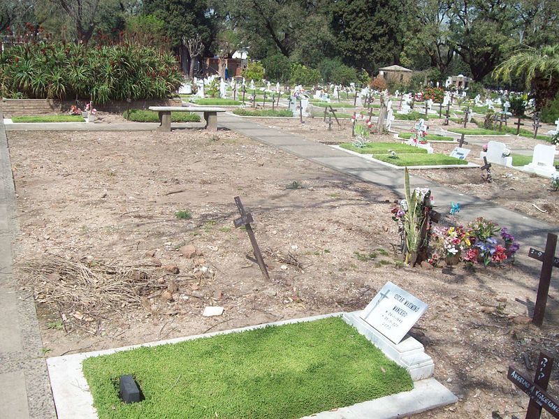 File:Sector del Cementerio de la Chacarita identificado como Sección 2, Manzana 9, Tablón 13, II.JPG