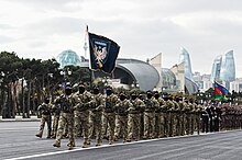 Members of the Special Forces of Azerbaijan during the Baku Victory Parade of 2020 Servicemen of the "Yarasa" Special Forces at Victory Parade in Baku.jpg