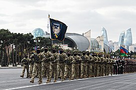 Azerbaycan Cumhuriyeti Dış İstihbarat Hizmeti YARASA Özel Kuvvetleri personeli.