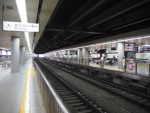 东海道新干线站台（2016年7月）