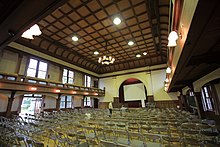 Faculty of Textile Science and Technology Auditorium. Cultural property. Construction 1929. Shinshu univ ueda koudou2.JPG