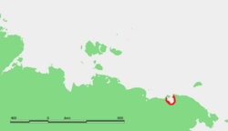 Location of the Chaunskaya Bay.