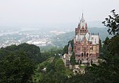 Drachenburg Castle in the Siebengebirge south of Bonn