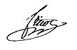 Signature de François-Firmin Fricot