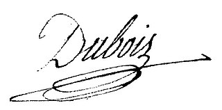 signature de Jean-Claude Dubois