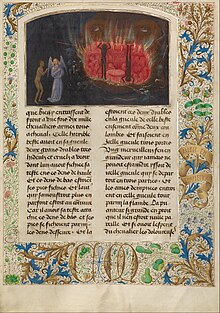 Illuminated page from The Visions of Tondal, Getty Museum