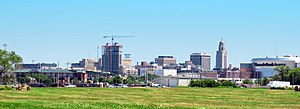 Skyline of Downtown Lincoln, Nebraska, U.S. (2021).jpg