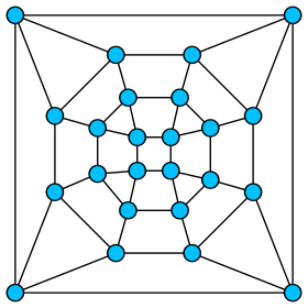 Havainnollinen kuva artikkelista Rhombicuboctahedral graph