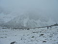 The flanks of Yr Wyddfa (Snowdon) in winter