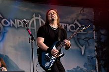 Gitarrist Elias Viljanen auf dem Rockharz 2016