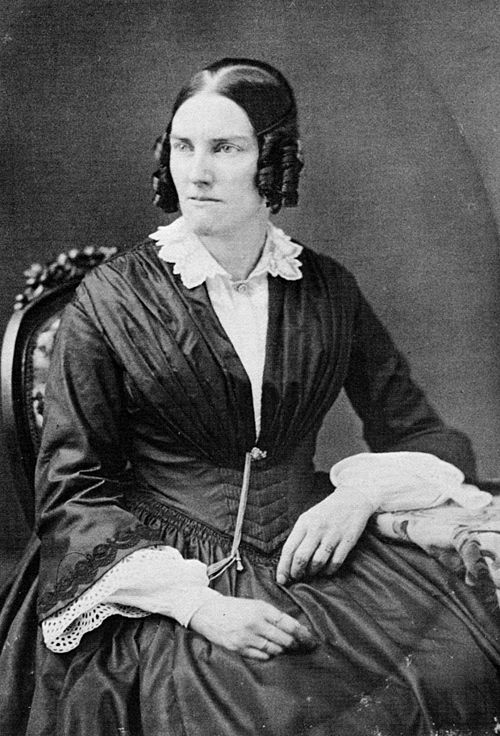 Sophie Madeleine du Pont, in a photograph by Mathew Brady