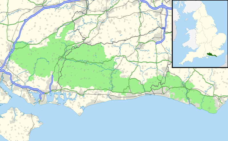 File:South Downs National Park UK location map.svg