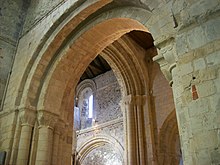 Interior: the tower arches at the west end St Mary, Shoreham, west end 2.JPG