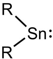 General structure of stannylene Stannylene.png