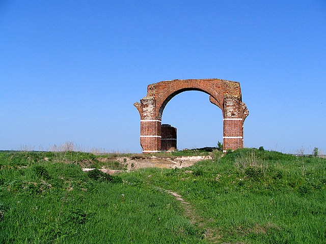 Old Ryazan remnants: Cathedral of St. Boris and Gleb.