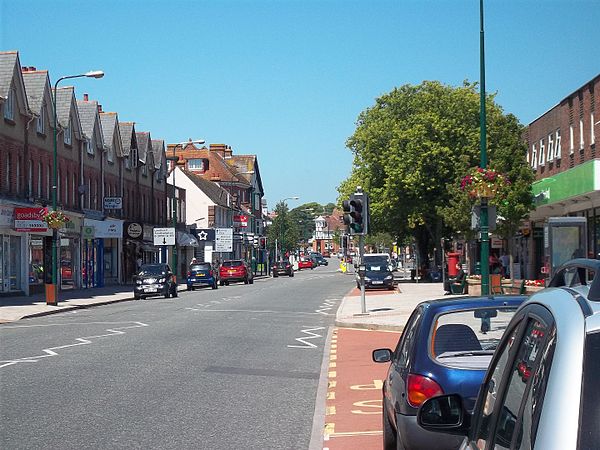 New Milton town centre