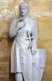 Ramon Berenguer's statue in the Eglise Saint-Jean-de-Malte in Aix-en-Provence Statue Raimond Berenger IV.JPG