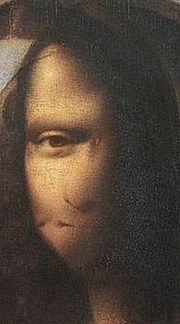 Leonardo's self-portrait obtained by stereoscopic observation StereoMonaLisa.jpg