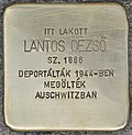 Pierre d'achoppement pour Dezsö Lantos (Veszprém) .jpg