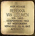 Stolperstein für Rebekka van Leeuwen (Rotterdam).jpg