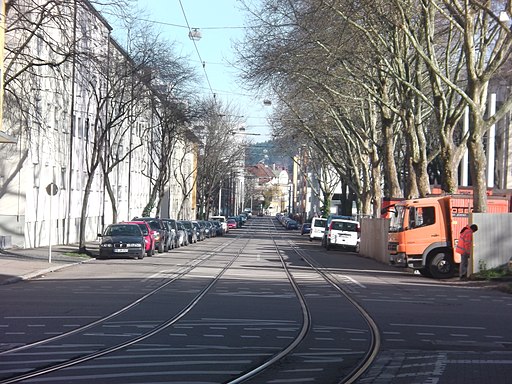 Straßenbahn Freiburg Komturstraße