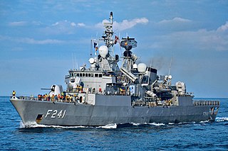 TCG <i>Turgutreis</i> (F-241) Barbaros-class frigate of the Turkish Navy