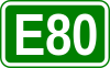 Route européenne 80