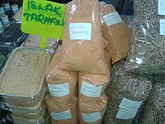 Различные виды тарханы на рынке в Турции