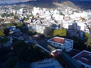 Tegucigalpa vista dal parco El Picacho - Naciones Unidas.