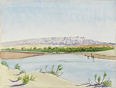The Fatha Position, Northern Mesopotamia- the hill defences held by the Turks in 1918