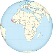 The Gambia on the globe (Africa centered).svg