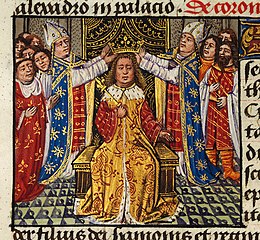 The coronation of Alexander