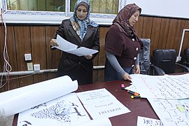 Las mujeres libias demandaron un papel más activo en la sociedad.