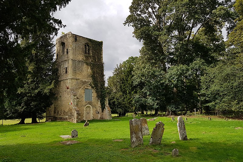 File:Thundridge Old Church tower 2 2020-08-26.jpg