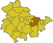Зале-Хольцланд на карте