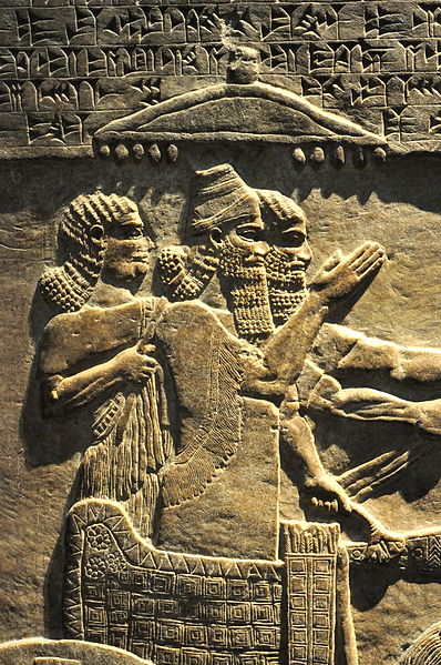 File:Tiglath-pileser III, an alabaster bas-relief from the king's central palace at Nimrud, Mesopotamia..JPG