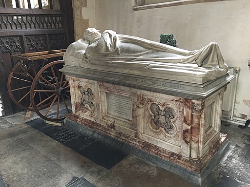 Tomb of Robert Vernon, 1st Baron Lyveden in St. Andrew's church, Brigstock, Northamptonshire