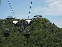 Langkawi Cable Car Top Station, the two circular viewing platforms are visible Top station new.jpg