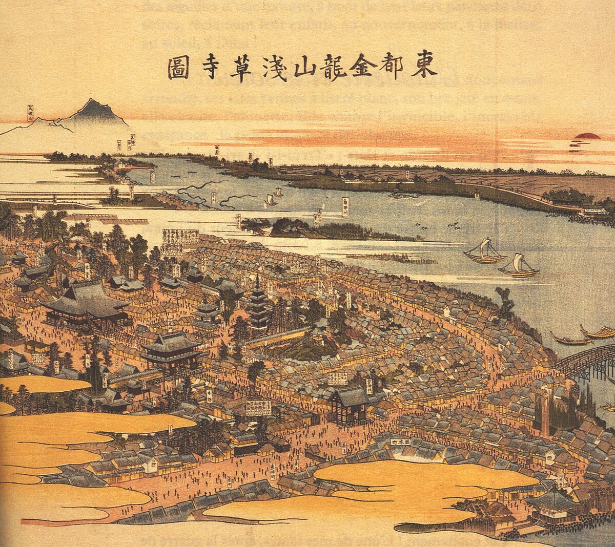 File:Toto Kinryuzan Senso-ji zu, 1820.jpg - 维基百科，自由的百科全书