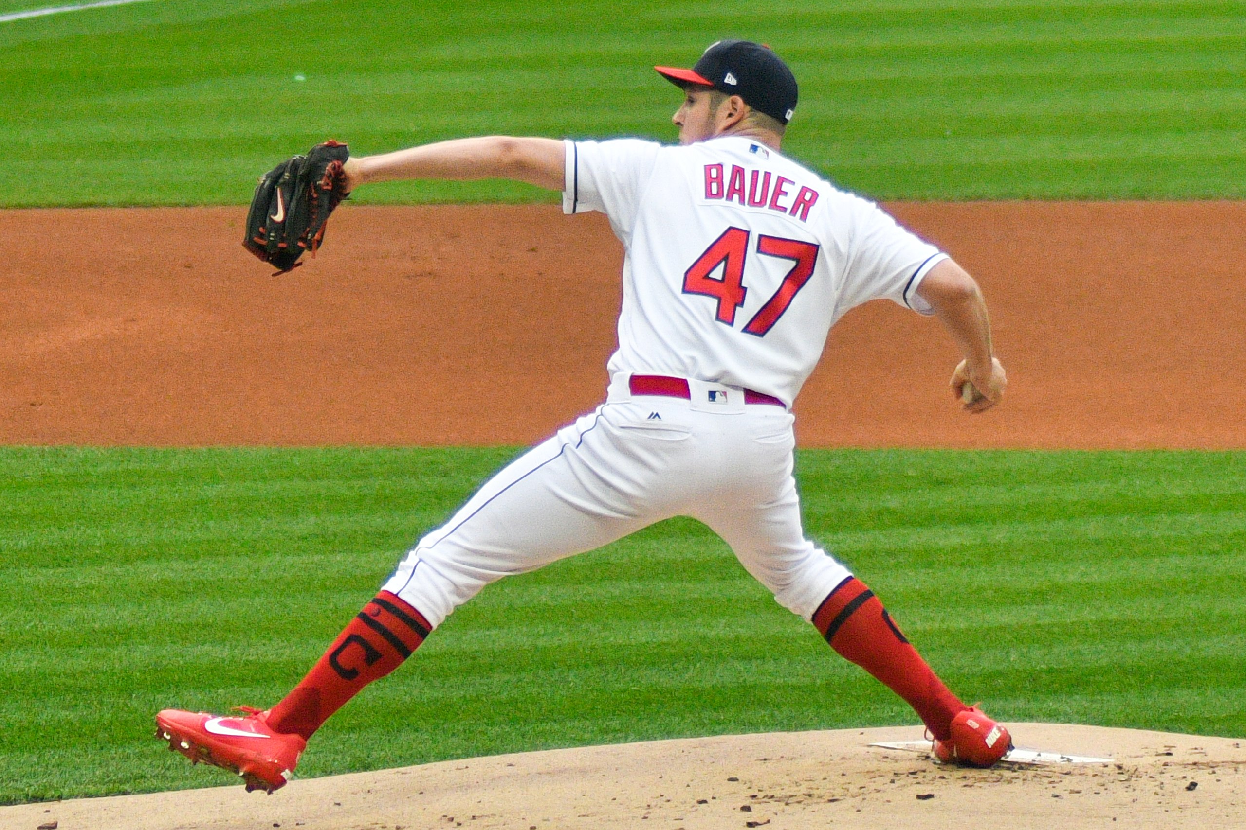 Glove made from wagyu cattle leather Former Cy Young winner Trevor Bauer  pitches for Japan s